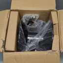 MEKOH Pressure Washer Hose Reel 50ftx3/8 / 65ftx1/4, 4000PSI Heavy Duty Power Washer Hose Reel with M22-14 Fitting, Hand Crank Metal Reel with Wall/Trailer/Van Mount, Manual Hose Reel for Water (Shiny Black)