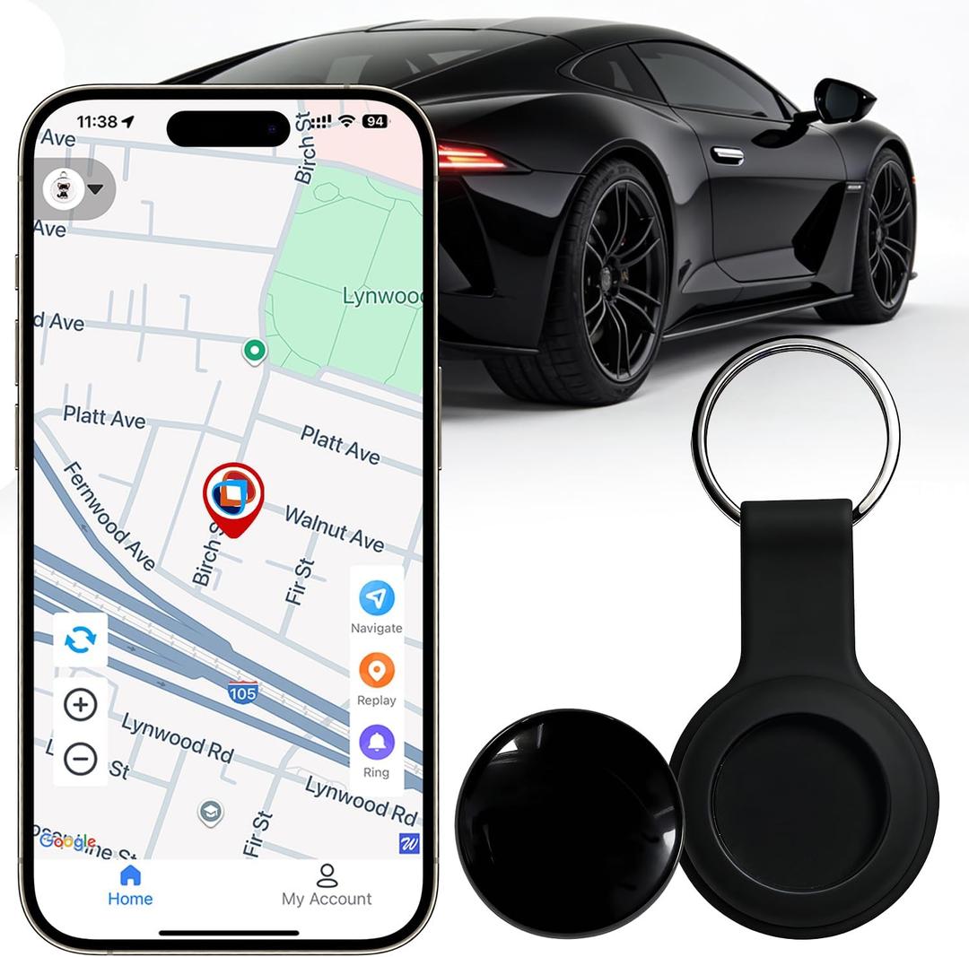 GPS Tracker for Vehicles, No Subscription Location Tracking Device, No SIM Card Required, No Monthly Fee, Magnetic GPS Tracker for Car, Kids Belongings, Pets, Elderly Items