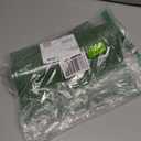 Woven Placemats Set of 4 Vinyl Heat-Resistant Table Mats Washable Kitchen Placemats for Dining Room (Grass Green)