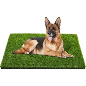 CooZero Artificial Grass, 47.3"x31.5" Professional Dog Grass Mat, Potty Training Rug and Replacement Turf Outdoor Rug Patio Lawn Decoration, Easy to Clean with Drainage Holes(47.3x31.5 inches)