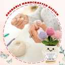 Anniversary Wedding Gifts for Wife - Mothers Day Birthday Gifts for Her, Girlfriend, Wife - Love Romantic Gift Ideas for Her Him, Girlfriend Boyfriend - 5.51'' x 4.13'' Cute Crochet Love