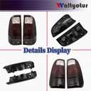 waltyotur A Pair of Smoked Black Taillights Replacement for F250 2008-2016 Tail Lights BC3Z13404A, BC3Z13405A