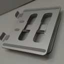 Adjustable Ergonomic Laptop Stand for Desk, Foldable Computer Stand, Stable Aluminum Lectern Notebook Riser & Portable Laptop Holder Mount Compatible with 10-16" MacBook Pro/Air, Dell, HP