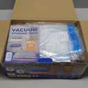 HOUSE DAY 18 Pack Vacuum Storage Bags with Electric Pump, Valve, Space Saver Vacuum Seal Bags for Clothing, Comforters, and Travel Essentials 3 Jumbo,3 Large,3 Medium,3 Small/3 Small,3 XS Roll Up Bag