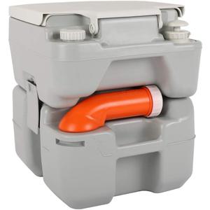 VINGLI Portable 5.3 Gallon Camping Toilet w/Carrying Bag,Large Capacity Tank for Camping,Boat/Truck (Gray)