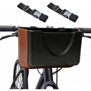 Foldable Bike Basket Detachable - Universal Fit for Bicycles, Scooters, Wheelchairs | Lightweight Storage for Commute, Keys, Wallets