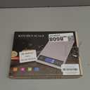 33lb Food Scale, Digital Kitchen Scale Batteries and USB Charging,1g/0.05oz Precise Graduation, Waterproof Stainless Steel with LCD Display Weight Grams and oz for Cooking Baking (Stainless Steel)