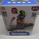 Dinosaur Ball Drop Toy for 3 4 5 6 7 8 Years Old Kids, Dino Spin Twister Toddlers Toy, Shoot Balls Toddler Montessori Toys Gifts for 3-6 Year Old Boys Girls, 2 Players PK Mode