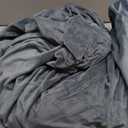 H.VERSAILTEX Modern Velvet Plush 4 Piece High Stretch Sofa Slipcover Sofa Cover Furniture Protector Form Fit Luxury Thick Velvet Sofa Cover for 3 Cushion Couch Width Up to 90 Inch (Sofa,Stone Blue)