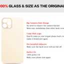 Back Rear Screen Glass Replacement Cover Compatible with iPhone 12 Pro 6.1-Inches All Carriers (Gold)