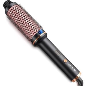 Thermal Round Brush 1 1/2 Inch, Volumizing Heated Round Brush, Pink