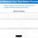 29.21 x 11.69 x 0.16in Glass Canopy, Clear Tempered Aquarium Fish Tank Hoods, FITS for Most 20Long/29 Gallon Fish Tanks (Aqueon, Marine Land & Perfecto)