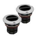 4WD Manual Locking Hub 4x4 Front Wheel Hub Assembly 2 Pack, Compatible with 2005-2023 Ford F250 F350 F450 F550 Super Duty, Replaces BC3Z3B396B, BC3Z-3B396-B