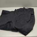 Amazon Essentials Men's Straight-Fit Wrinkle-Resistant Flat-Front Chino Pant (Black) 42Wx34L