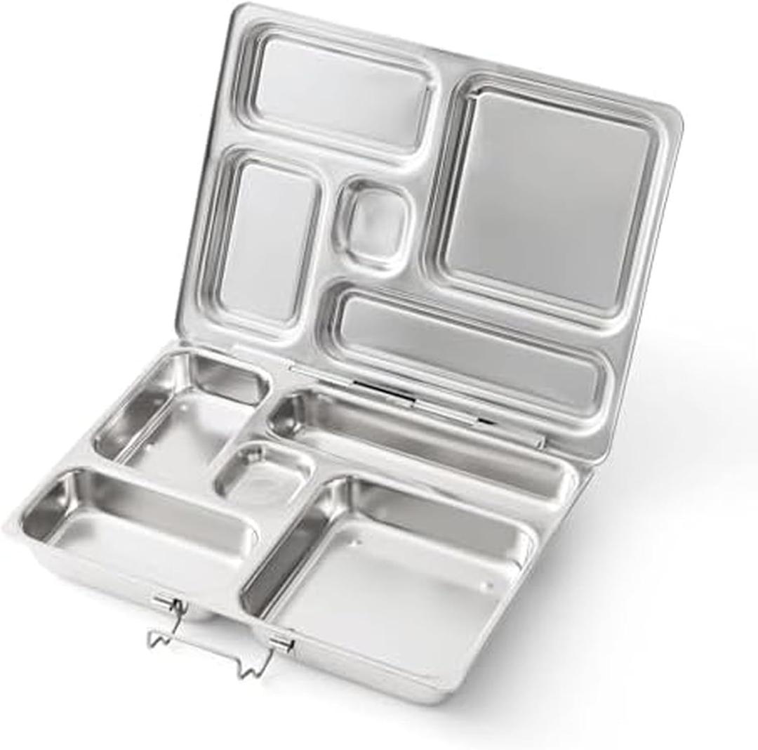 PlanetBox ROVER Classic Stainless Steel Bento Lunch Box with 5 Compartments (P5000N)