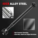 938-134 Front Drive Shaft Prop Shaft Driveshaft PropShaft 4WD Assembly Compatible with TJ Wrangler 2003 2004 2005 2006 03 04 05 06 L6 4.0L Replace 52098377AE 52098377AF