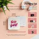 MP3 Player: Portable, Screen-Free, with Wired Headphones & Speaker Play. with 4GB Memory Card (Stores 500+ Songs), HD Resin Panel, Ideal Student Gift. (Keep Going)