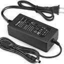 Facmogu DC 12V 3A Power Adapter, 100-240V AC to DC 12V 3A 36W Power Suppy with Barrel Connector 5.5x2.5mm & 5.5x2.1mm, 12 Volt 3 Amp Desktop Adpater 12V 3A Switching Transformer AC/DC Power Converter (12V 3A)