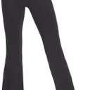 Skechers Women's Go Walk High Waisted Flare Pants (Large, Black)