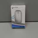 WREANU Wireless Bluetooth Mouse Rechargeable Laptop Mice with LED Lights Silent Slim Use(BT5.2 & 2.4G Portable USB) Dual Mode Computer Mouse for Laptop/iPad/Tablet/Apple/Computer/Mac (Rose Gold)