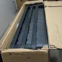 ELAFROS Multi-Use Utility Cart - 32.4x18.3 Heavy-Duty Service Cart with 3 Deep Shelves, Industrial-Grade Tool Cart Mobile Organizer, Rolling cart Holds up to 500 lbs, Black