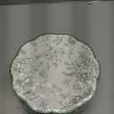 Kochorie 100 Pieces Sage Green Floral Paper Plates 9 Inches Disposable Green Flower Scalloped Plates Vintage Floral Dinner Dessert Decorative Plate for Wedding Baby Shower Birthday Party Supplies