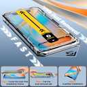 9H+ Tempered Glass Screen Protector for iPhone 13/14/13 Pro  2 Pack, Ultra-Thin 0.33mm Full Coverage, Bubble-Free Installation, Auto-Dust Removal, Case-Friendly, Crystal Clear HD Protection (Transparent)