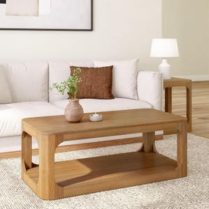 Plank+Beam Forma Coffee Table, 48 Inch, Rectangular, Pecan
Non-Toxic Finishes, Versatile Design, Modern Design, Modern Style, Solid Wood