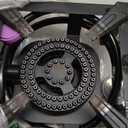 Llamaviva Propane Burner, High Pressure 100,000 BTUs Single Gas Stove with Water Bag& 4.1ft Adjustable Hose with Regulator,Propane Stove for Outdoor Cooking, Seafood Boil,Turkey Fry