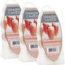 Yankee Candle White Strawberry Bellini Wax Melts 3 Packs of 6 (18 Total) (Medium Pink)