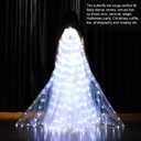 Ragyzity LED Isis Wings Light Up Wings Glow Light Up Belly Dance Costumes, Led Butterfly Wings for Halloween Christmas