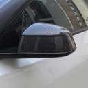 for Tesla Model Y Juniper Mirror Covers, Guard Covers Protector for Model Y Exterior Accessories (Matte Carbon Pattern)