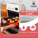 Joyhalo 6 Pack Pot Holders for Kitchen,Cotton Oven Holder with Great Heat Resistance,Non Slip Hot Pads for Kitchen Clearance,Red