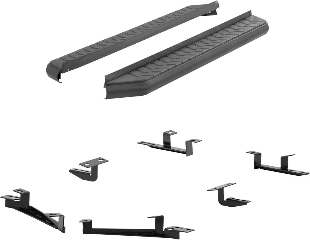 ARIES 2061014 AeroTread 5 x 70-Inch Black Stainless SUV Running Boards, Select Toyota Highlander