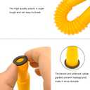 Gas Can Spout Replacement Set, Gas Can Nozzle Old Style Easy to Install, Flexible Pour Nozzle Suitable for Most 1/2/5/10 Gallon Oil Cans (6 Kit-Yellow)