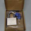 Magmaus PDL60 Heavy Duty Lock with 3 Keys [Anti Cut Shackle] - [Stainless Steel] Weatherproof Padlock for Outdoor Use - Ideal for Storage Unit, Shipping Container, Gate