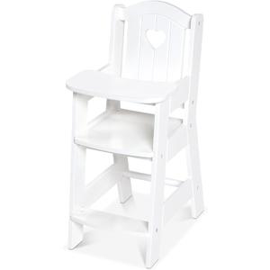 Melissa & Doug Play High Chair Pretend Play High Chair Baby Doll Accessories