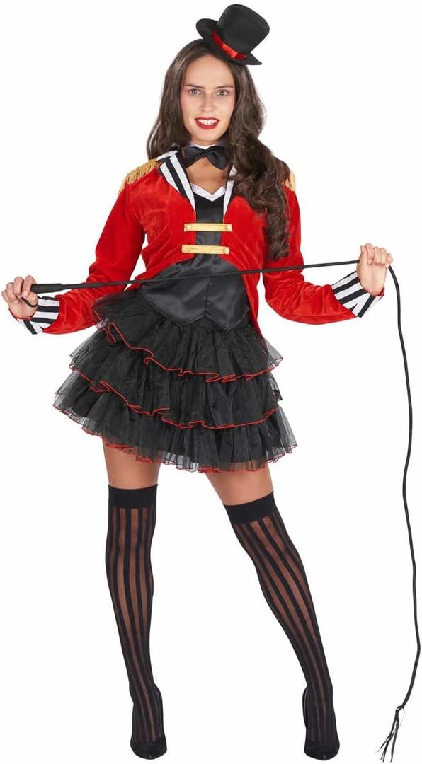Orion Costumes Women's Ring Mistress Circus Fancy Dress Costume (Red, L) Orion Costumes Women's Ring Mistress Circus Fancy Dress Costume (Red, L)