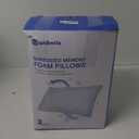 puredown King Size Pillows Set of 2, Shredded Memory Foam Pillows, Cooling Pillow King 2 Pack, Foam Pillow for Sleeping, Adjustable Firm Bed Pillow for Side, Back and Stomach Sleepers (White)