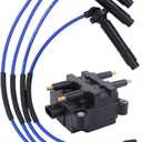 ApplianPar Ignition Coil Pack and Spark Plug Wiring Harness Set for Legacy 1998-2005,Baja 2003-2006,Forester 1999-2004,Impreza 1999-2004,Outback 2000-2005