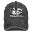 21st Birthday Gifts for Her Him Vintage 2004 Hats Turning 21 Gift Ideas for Men Women Hat Black (Gray)