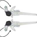 741-754 741-674 Front Left and Right Power Window Regulator with Motor Replacement for Ford Bronco 1981-1996 Replacement for Ford F350 Truck 1981-1997
