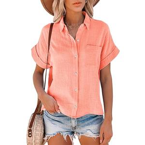 Shebote Shirt Coral Size S, Pink