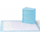 Basics LeakProof Dog and Puppy Potty Training Pee Pads with QuickDry 5Layer Design, Housebreaking, Standard Absorbency, XLarge, 28 x 34 Inch, Blue & White, 60Pack