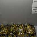 Anderson's Metallic Gold and Black Foil Textured School Spirit Shakers, Cheerleader Pom Poms, Football Basketball Homecoming Squad, Team, Party, Dance, Club, Performance, Fan Celebration Pack of 10