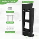 Vinyl Siding Mount for Blink Video Doorbell (2nd Gen) - Adjustable Corner Wedge for 4" Standard Siding, Includes Removal Key & Screws