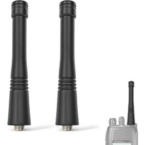 CP200 HT1250 Radio VHF Stubby Antenna Replacement 136-174 MHz Compatible with Motorola HT1550 PR400, CP, HT, GP & PR Series Two Way Radios Antenna Snag-Resistant Low Profile (HAD9742)