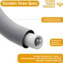 Garden Hose 75 FT, Non-Expanding Water Hose, Ultra-Light & Flexible, Burst-Resistant, Kink-Free, High-Pressure Garden Hose All-Weather Use for Lawns, Gardens, and Outdoor Cleaning