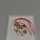 SICOHOME Babys First Christmas Ornament 2025 - Rocking Horse Christmas Ornament with Rhinestones Newborn Baby 1st Christmas Ornament Girl Boy for Son Daughter Grandson Granddaughter - White