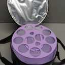 Cake Carrier With Lid And Handle, Bpa-Free Cake Holder With Lid For 10 Inch Round Cake Carrier With 10 pcs Round Golden Cake Boards And Portable Insulated BagPurple